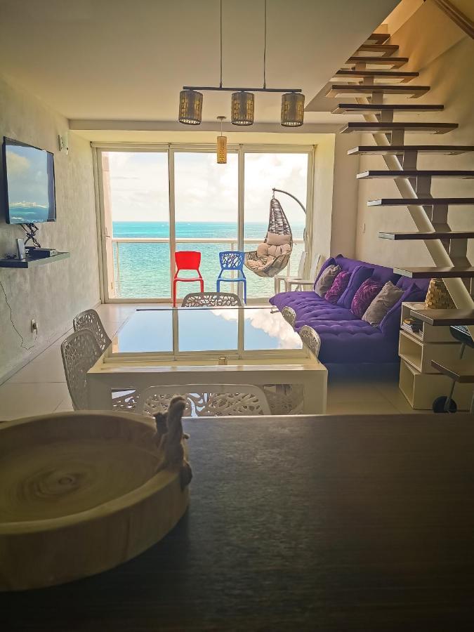 Pent House Amazing View Beachfront Cancun Bagian luar foto